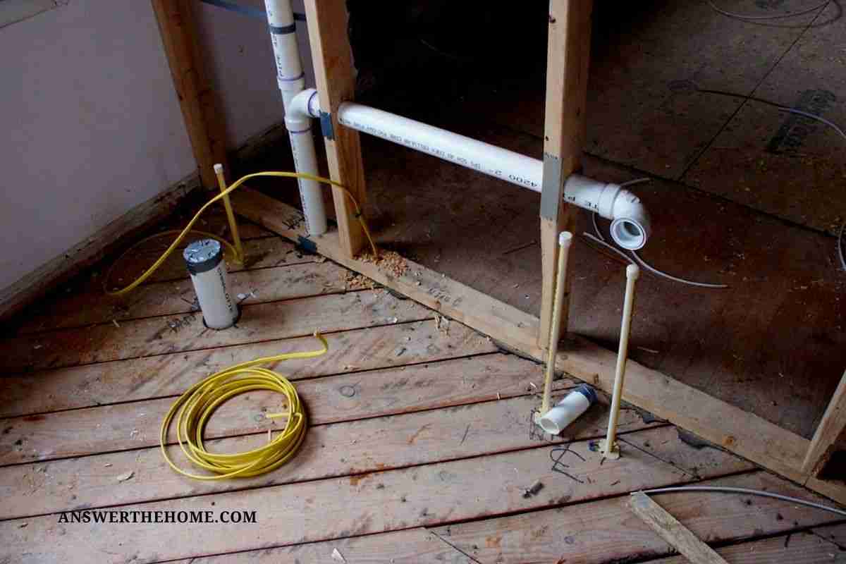 Second Floor Bathroom Plumbing Diagram