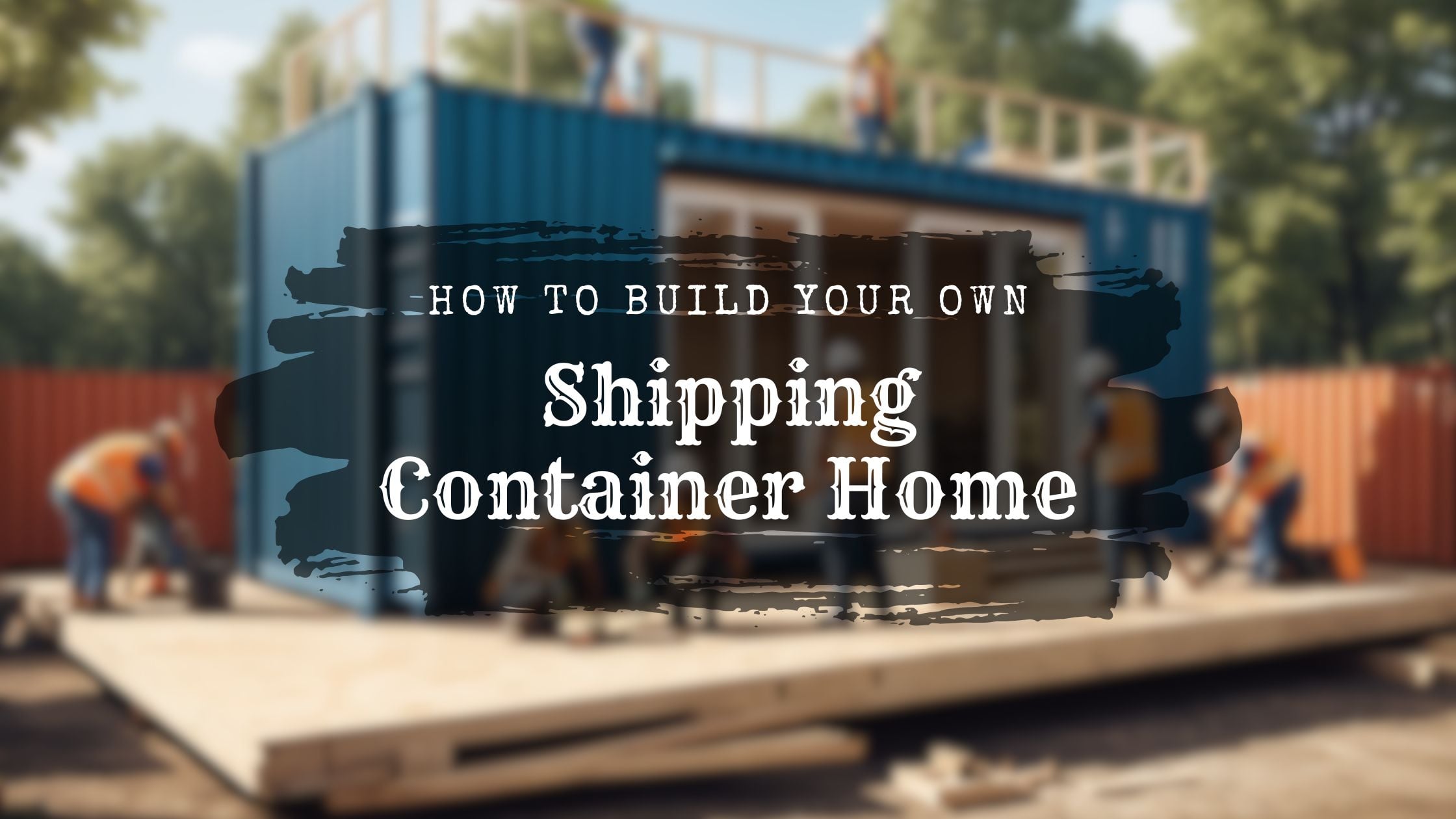 How to Build Your Own Shipping Container Home