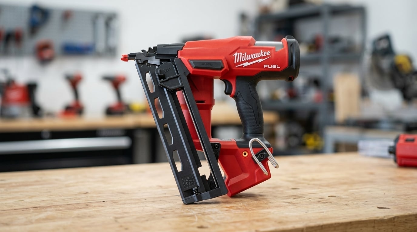 Milwaukee M18 FUEL 16-Gauge Angled Finish Nailer (Model 2841-20) product photo